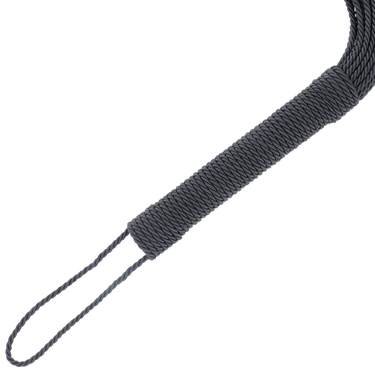 Frusta bondage Darkness in nero elegante per giochi BDSM e fetish